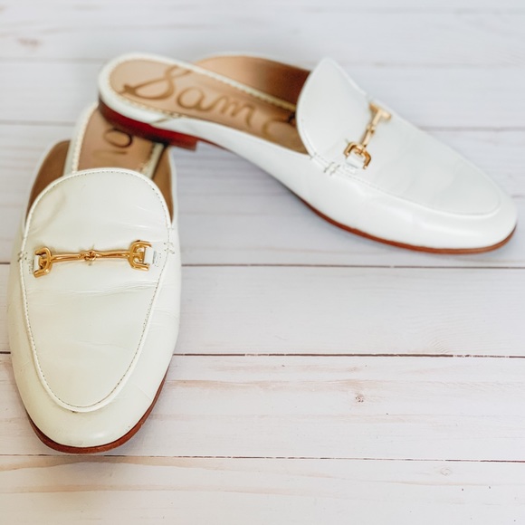 sam edelman white mules